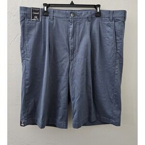 *NEW* Men's Size 44 Tall Roundtree‎ & Yorke Casuals Pleated Shorts 11"Inseam